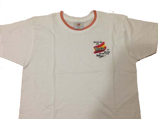 Camiseta Blanca F-1 Mirage 1975-2013 ¡¡abuela¡¡